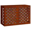 vidaXL Copertura per condizionatore d'aria Ruggine 90 x 40 x 60 cm