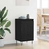 vidaXL Credenza Rovere Nero 40 x 35 x 70 cm Legno multistrato