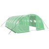 vidaXL Serra con Telaio in Acciaio Verde 24 m&sup2; 6x4x2 m