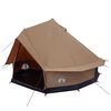 vidaXL Tenda Familiare Marrone 6 persone Policotone