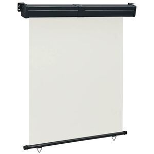 vidaXL Tendalino Laterale per Balcone 145x250 cm Crema