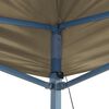 vidaXL Tenda Pieghevole Pop-Up 3x4,5 m Bianco Crema