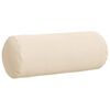 vidaXL Cuscini a rullo 2 pcs Beige Ø 15 x 40 cm Tessuto in Microfibra