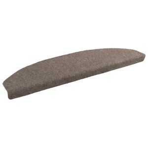 vidaXL Tappetini per scale autoadesivi 15 pz 80 x 24,5 x 3,5 cm Moca