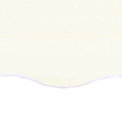 vidaXL Tessuto di Ricambio per Tenda da Sole Crema 6x3,5 m