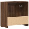vidaXL Armadietto Bagno Rovere Marrone 60x33x61cm Legno Ingegnerizzato