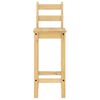 vidaXL Set da Bar 5 pz in Legno Massello di Pino