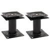 vidaXL Supporti Sedile Barca 2pzcon Sedile Girevole a 360&deg; in Acciaio
