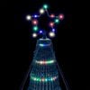 vidaXL Albero di Natale a LED 1028 LED Colorato 403 cm
