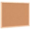 vidaXL Tavola in Sughero con Cornice Legno Massello di Pino 40x30 cm