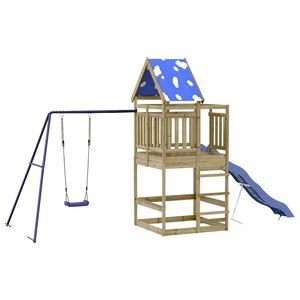 vidaXL Set da Gioco da Esterno in Legno di Pino Impregnato