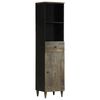 vidaXL Mobile da Bagno 38x33x160 cm in Legno Massello di Mango
