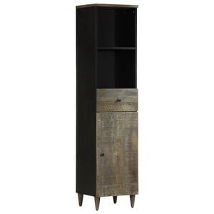 vidaXL Mobile da Bagno 38x33x160 cm in Legno Massello di Mango