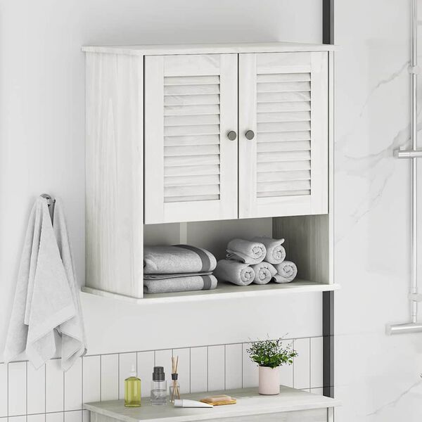 vidaXL Mobile da Bagno VIGO Bianco e Bianco Antico 67,5 x 34 x 71,5 cm