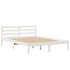 vidaXL Letto Libreria senza Materasso Bianco 140x200 cm Legno di Pino