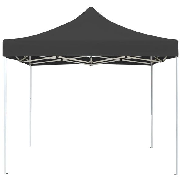 vidaXL Gazebo Professionale Pieghevole Alluminio 2x2 m Antracite