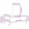 vidaXL Tavolino da salotto Legno vecchio 91 x 55 x 32 cm
