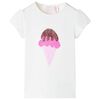 Maglietta da Bambina Ecru 116