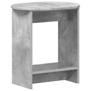 vidaXL Tavolo laterale Grigio Cemento 50 x 39,5 x 55 cm