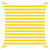 vidaXL Vela da ombra solare Giallo e Bianco 2 x 2 m