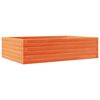 vidaXL Fioriera Giardino Marrone Cera 90x60x23 cm Legno Massello Pino