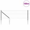 vidaXL Palo della recinzione Grigio 100 x 0,6 m (rete da 25 mm)