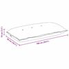 vidaXL Cuscino per Schiena Talpa 100 x 50 cm Tessuto in Microfibra