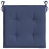 vidaXL Cuscini per Pallet 4 pz Blu Marino 50x50x4 cm in Tessuto Oxford