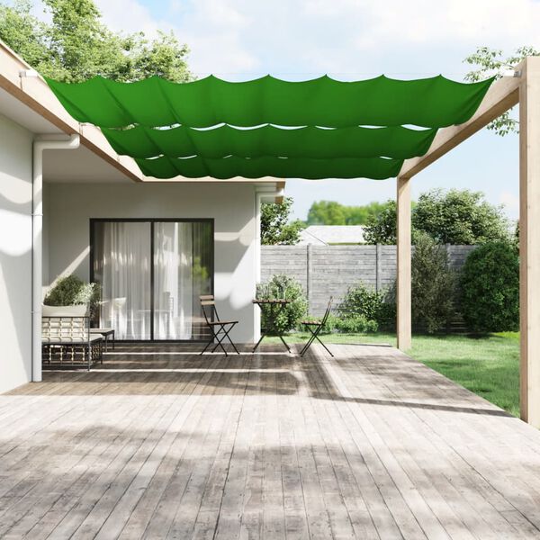 vidaXL Paravento Verticale Verde Chiaro 200x420 cm in Tessuto Oxford