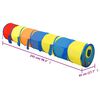 vidaXL Tunnel Gioco Bambini 250 Palline Multicolore 245 cm Poliestere