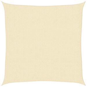vidaXL Vela Parasole 160 g/m&sup2; Crema 3x3 m in HDPE