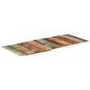 vidaXL Piano Tavolo Rettangolare 60x140 cm 15-16 mm Legno di Recupero