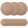 vidaXL Sottobicchieri in juta 12 pz Naturale 100% Juta Tossa