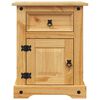 vidaXL Comodino in Legno di Pino Messicano Corona Range 53x39x66 cm