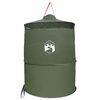 vidaXL Tenda per toilet pop-up con corda sospesa Verde 97 x 126 cm
