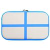 vidaXL Tappetino Ginnastica Gonfiabile con Pompa 60x100x15 cm PVC Blu
