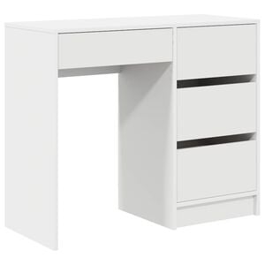 vidaXL Scrivania Bianco Legno ingegnerizzato 90 x 37.5 x 75 cm