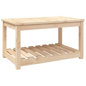 vidaXL Tavolo da Giardino 82,5x50,5x45 cm in Legno Massello di Pino