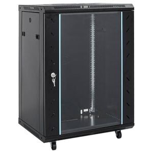 vidaXL Armadio di rete 15U con piedini girevoli 19" IP20 60x45x86 cm