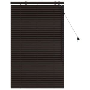 vidaXL Tenda Veneziana Marrone Scuro 75 x 130 cm 35 mm