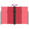 vidaXL Tenda da Sole Laterale Retrattile Rossa 220x1000 cm