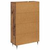vidaXL Credenza Legno vecchio 69,5 x 31 x 115 cm Legno multistrato
