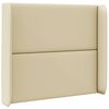 vidaXL Orecchia della Testata Crema 80 x 16 x 4 cm PVC
