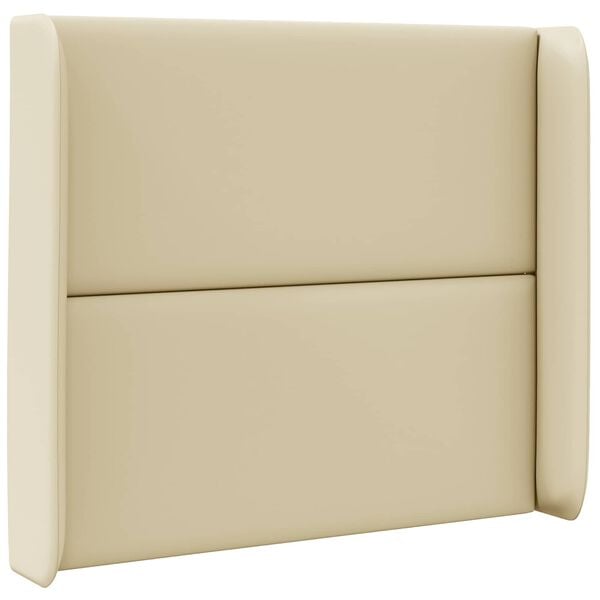 vidaXL Orecchia della Testata Crema 80 x 16 x 4 cm PVC