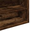 vidaXL Armadietto Vetrina Rovere Fumo 100x15x58 cm Legno Multistrato