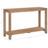vidaXL Tavolo Consolle 120x35x75 cm in Legno Massello di Teak