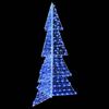 vidaXL Albero di Natale con 240 LED Blu 180 cm Acrilico