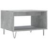 vidaXL Tavolino da Salotto Grigio Cemento 60x50x40cm Legno Multistrato