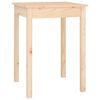 vidaXL Tavolo da Pranzo 55x55x75 cm in Legno Massello di Pino