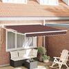 vidaXL Tenda Sole Retrattile Manuale 300x250 cm Marrone